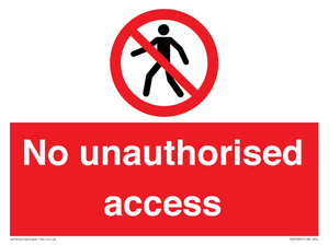 No unauthorised access